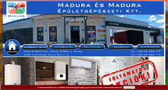 Desktop Screenshot of madura.hu
